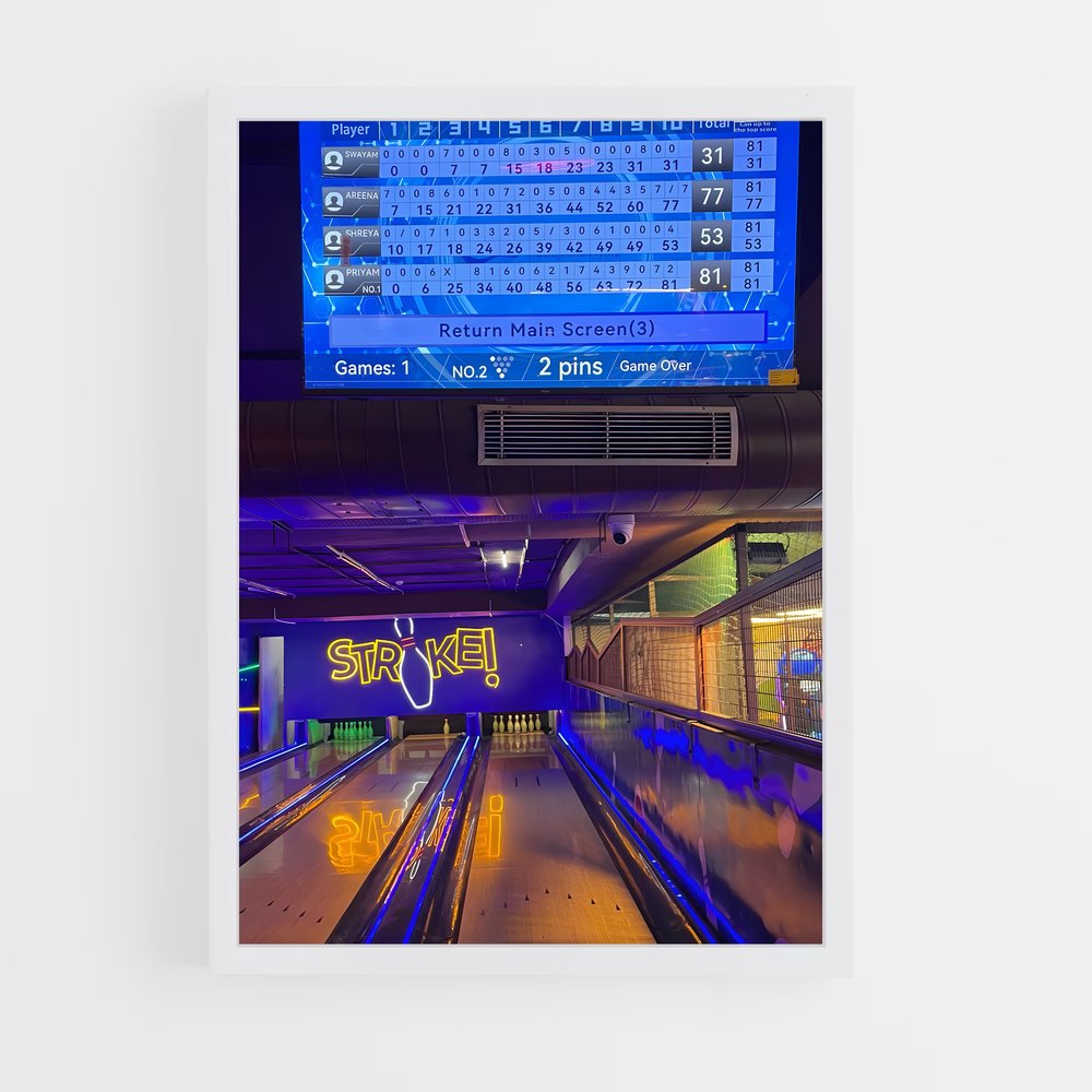 Poster Bowling Fever (vue 3)